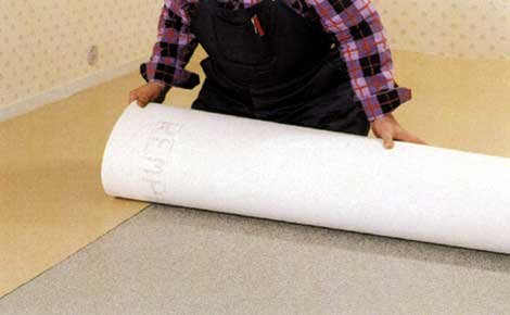 Профессиональная укладка линолеума
